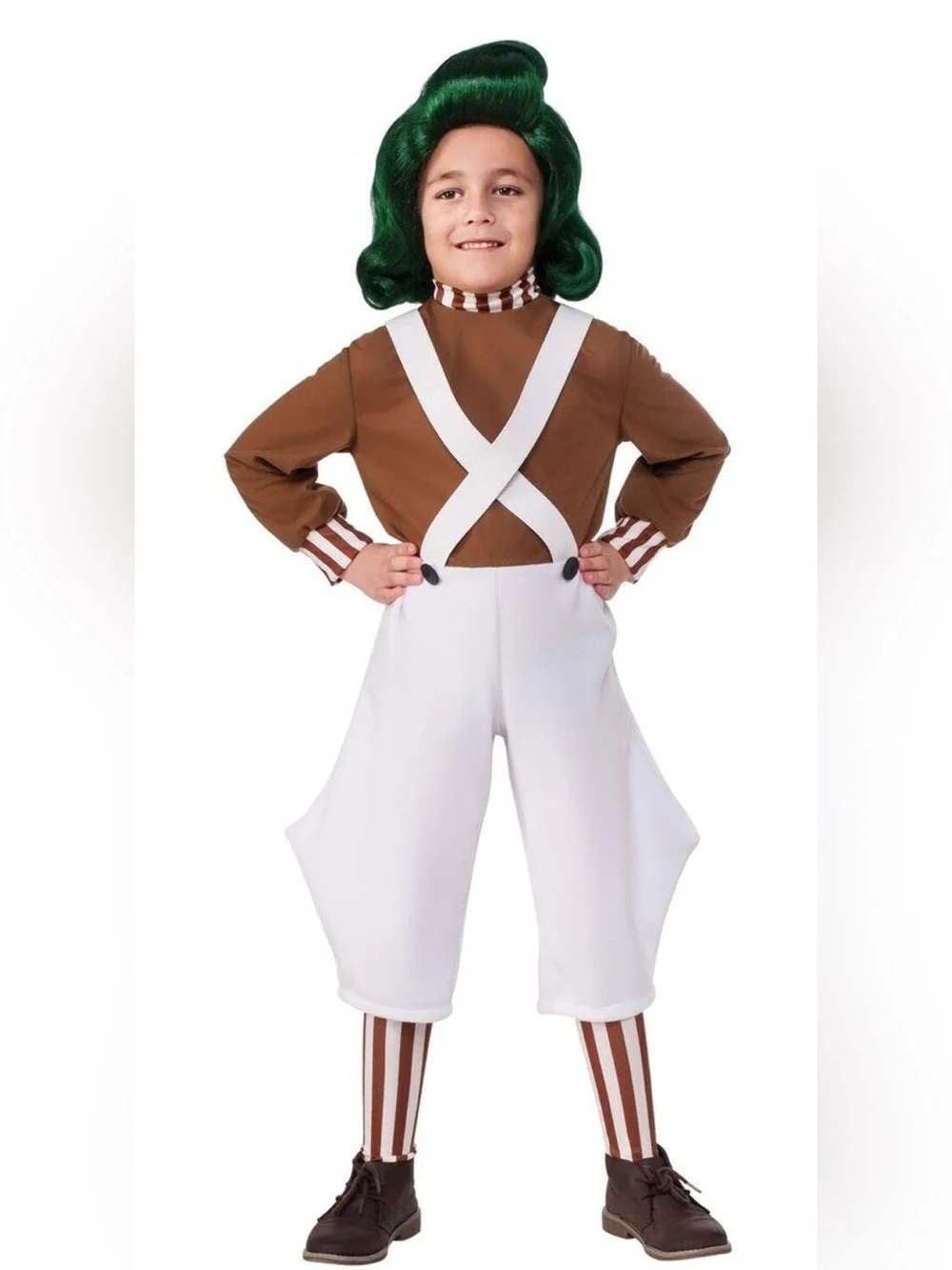 Willy Wonka and the Chocolate Factory Oompa Loompa child Halloween costume